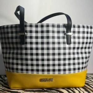 Kenneth Cole Women's Bag - Black/Yellow Tote.